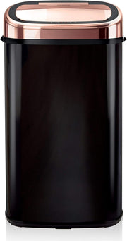 58L Sensor Kitchen Bin Automatic Soft Close Black Rose Gold