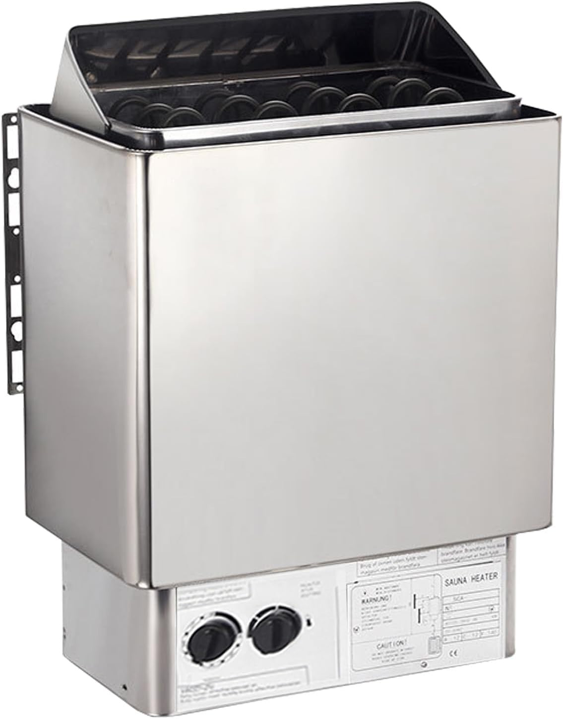 3KW Electric Sauna Heater Stainless Steel Fast-Heat Wet Dry Stove Wall Mount