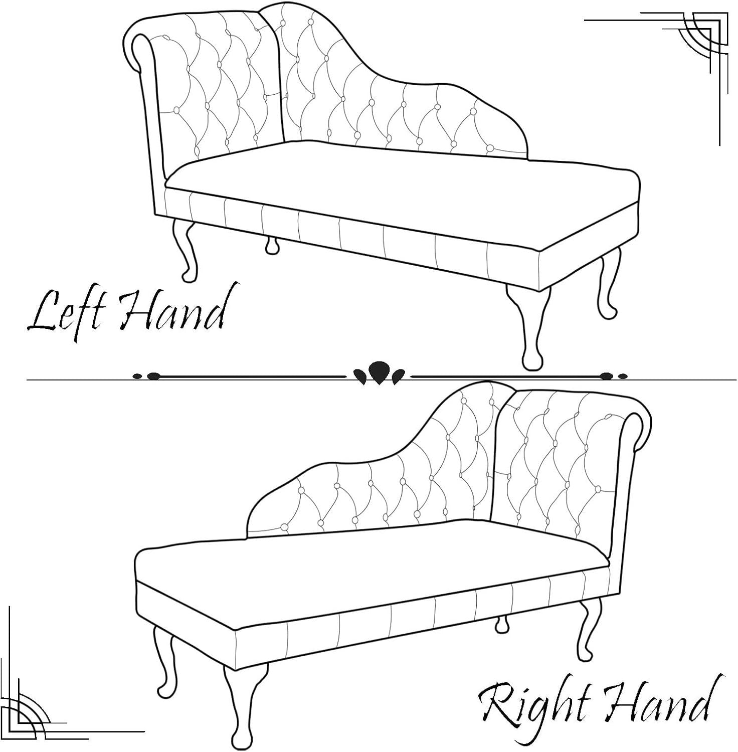 Velvet Tufted Chaise Lounge Sofa – Handmade, Durable, Stylish Accent Seat