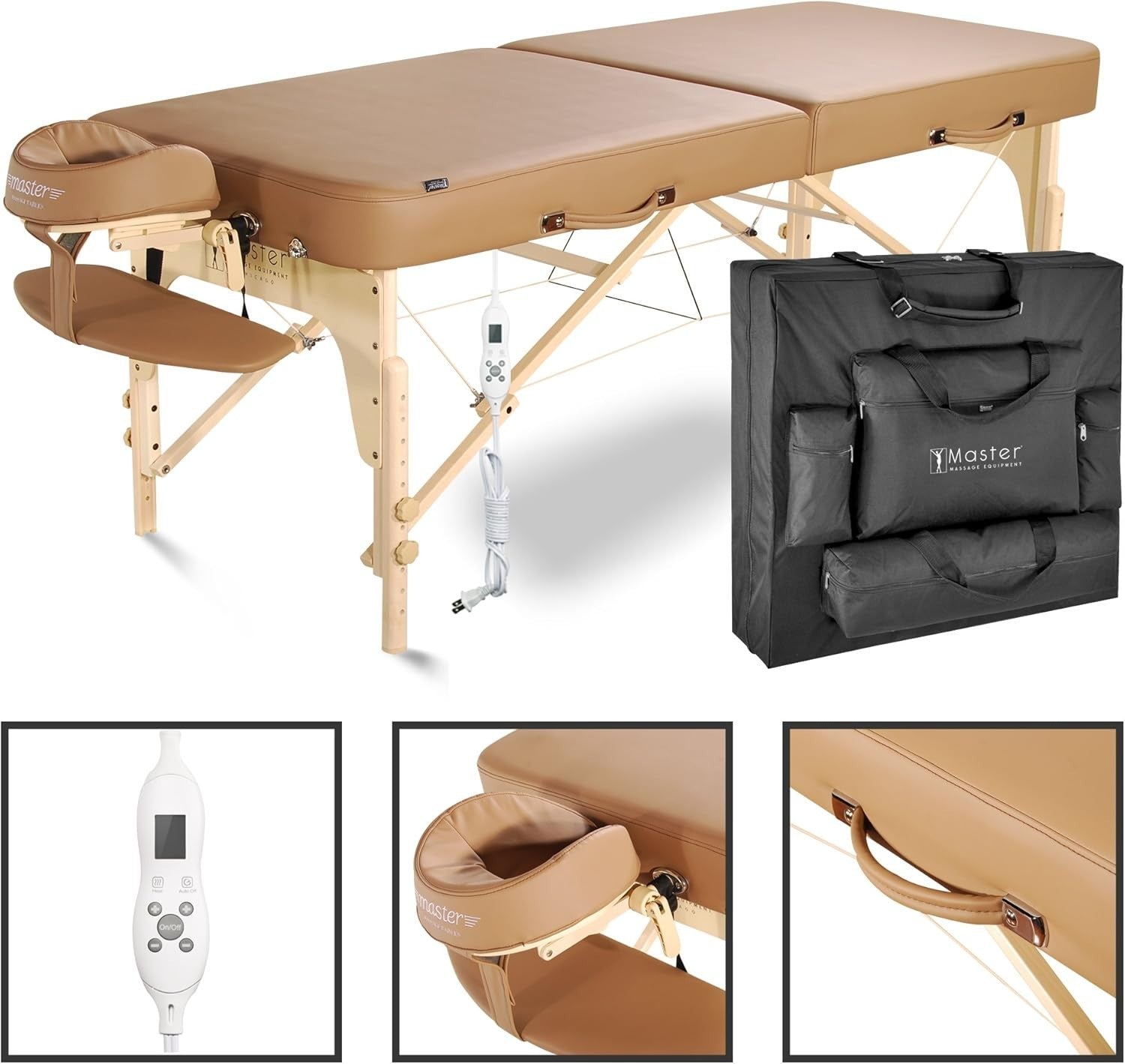 Portable Bluetooth Massage Bed Folding Therapy Table With Built In Speakers