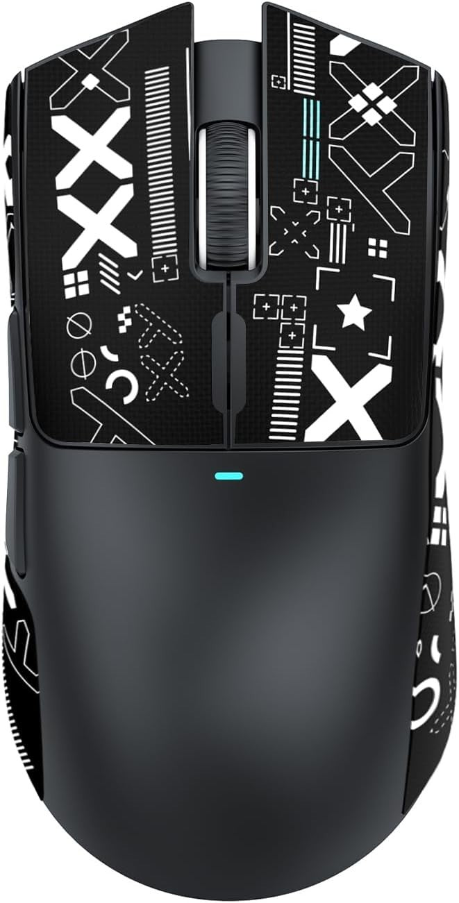 Wireless Gaming Mouse 22000 DPI RGB Dock BT 2.4G USB Black Grip