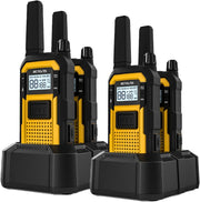 Retevis RB648 Heavy Duty Walkie Talkies IP67 Waterproof 2 Way Radio 4Pk