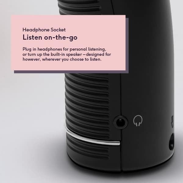 Portable DAB+ FM Radio Digital Alarm Clock Battery Powered