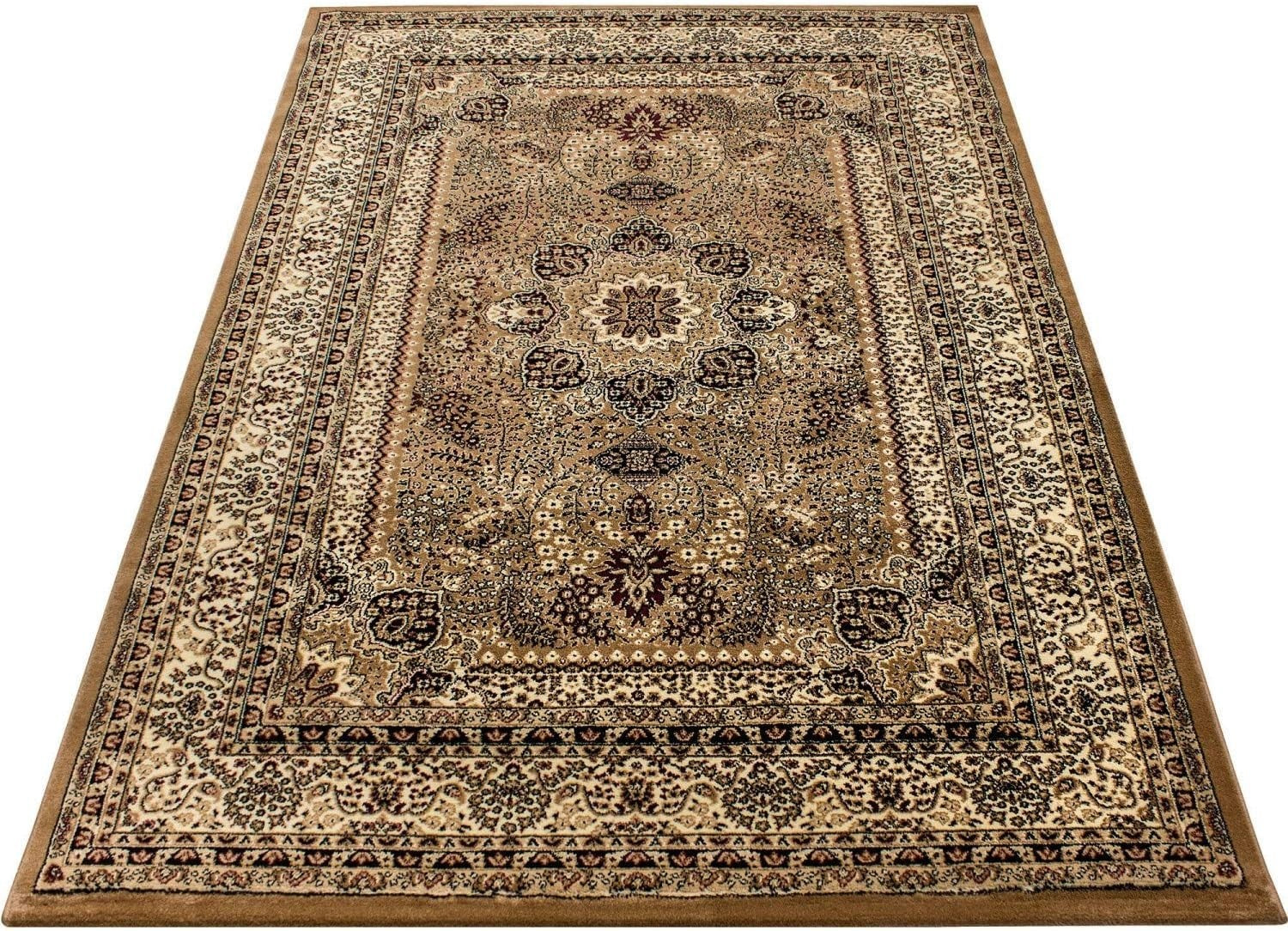 Vintage Style Large Area Rug 200x290cm Soft Low Pile Traditional Carpet