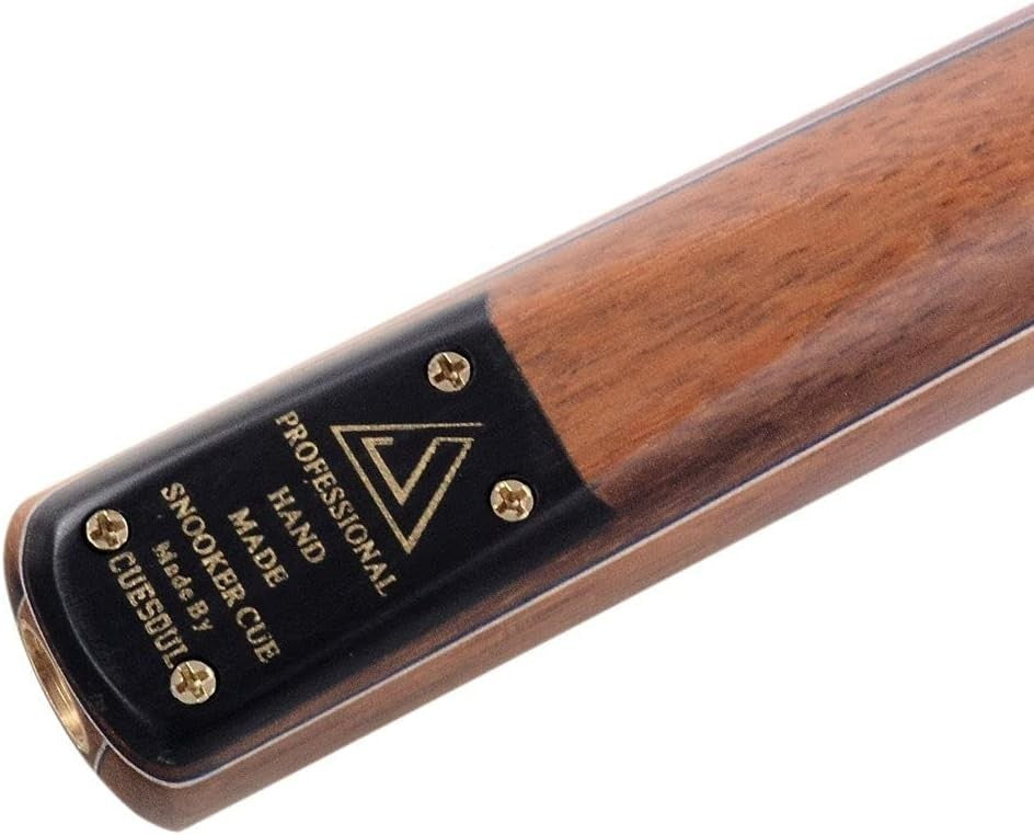 57in 3/4 Jointed Snooker Cue Rosewood Splice 9.5mm Tip Extensions