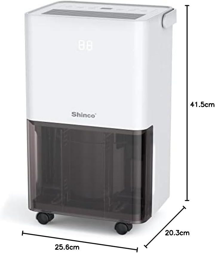 10L Dehumidifier Energy Efficient Laundry Dry Damp Mould Control Timer
