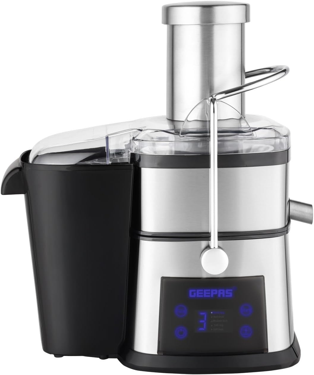 800W Digital Juice Extractor Whole Fruit Vegetable Juicer 75mm Feed Chute