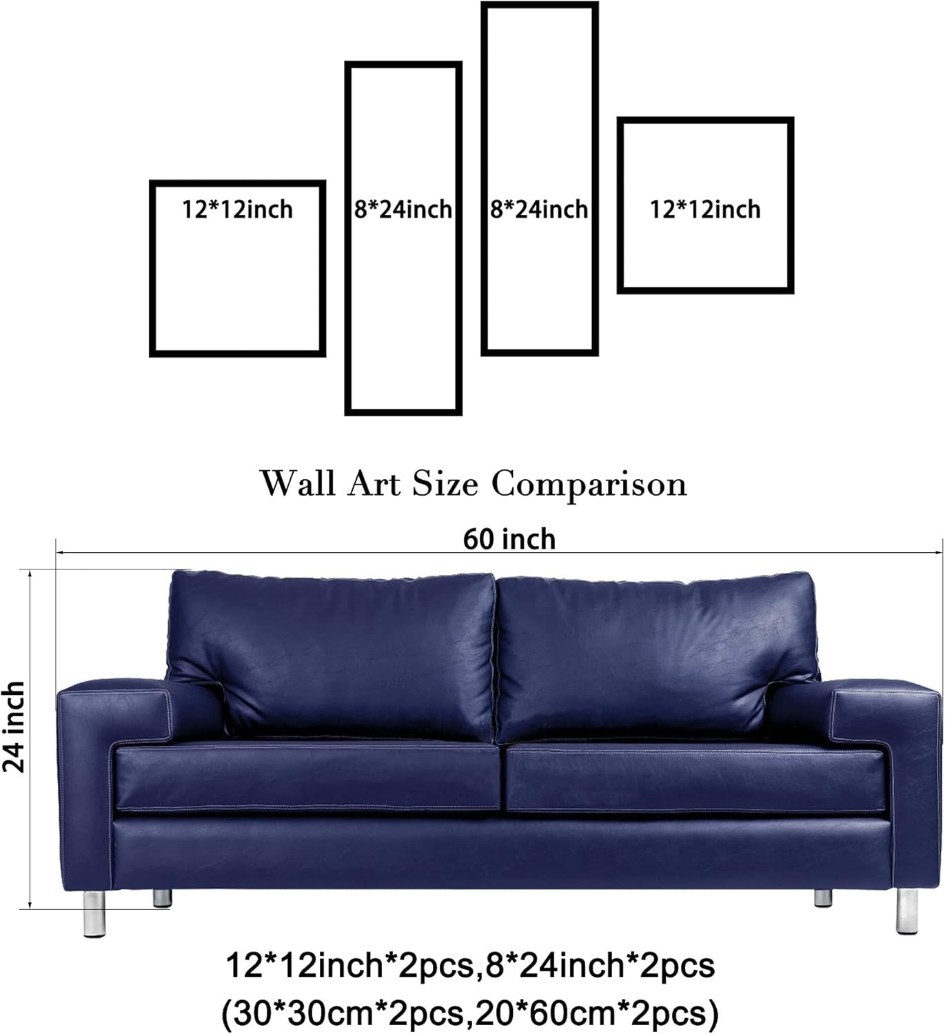 Large 4 Panel Floral Oil Painting Canvas Wall Art Hand Painted