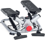 Mini Twist Stepper Exercise Machine Cardio Stair Stepper with Resistance Bands