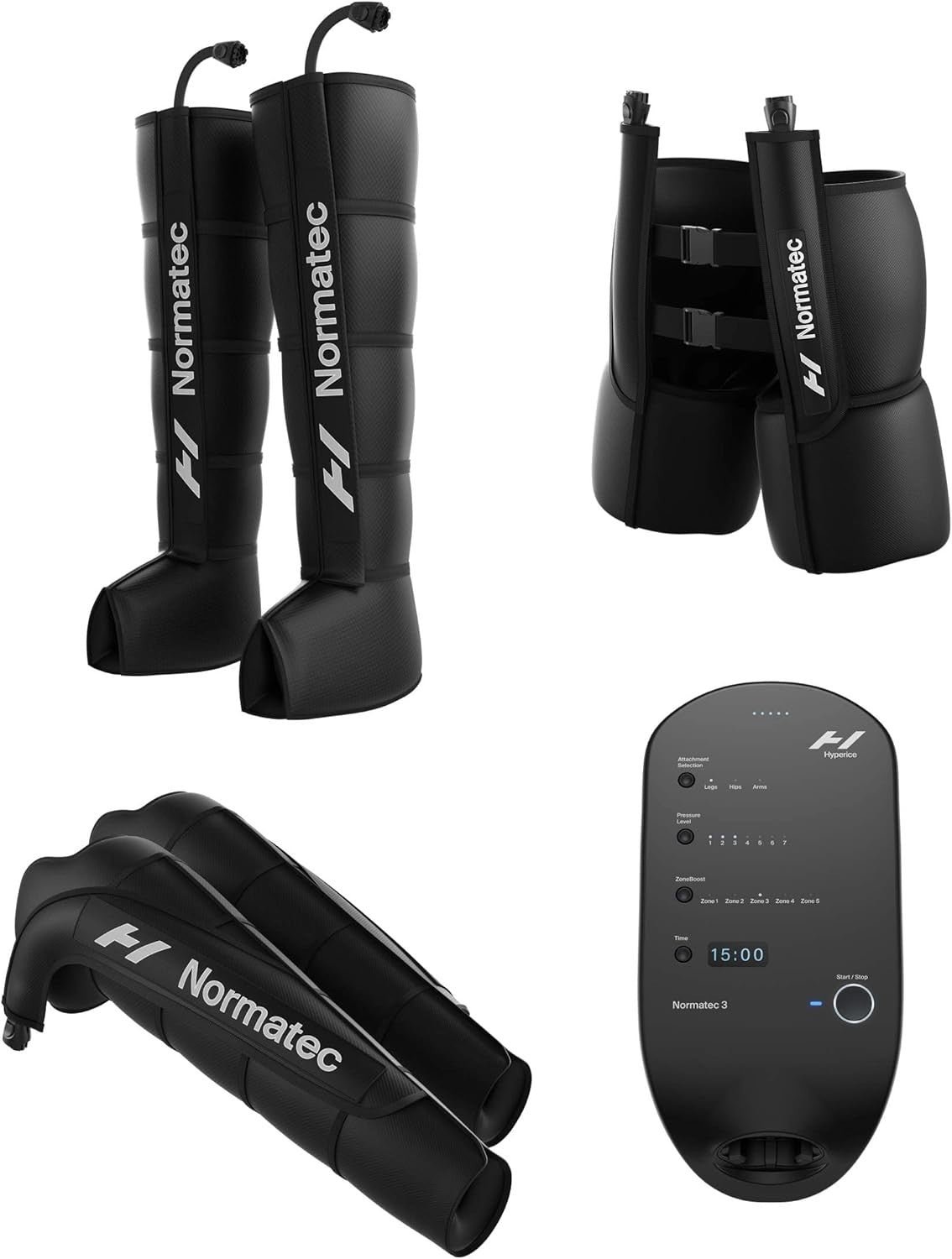 Full Body Compression Recovery System for Legs, Hips & Arms with Bluetooth