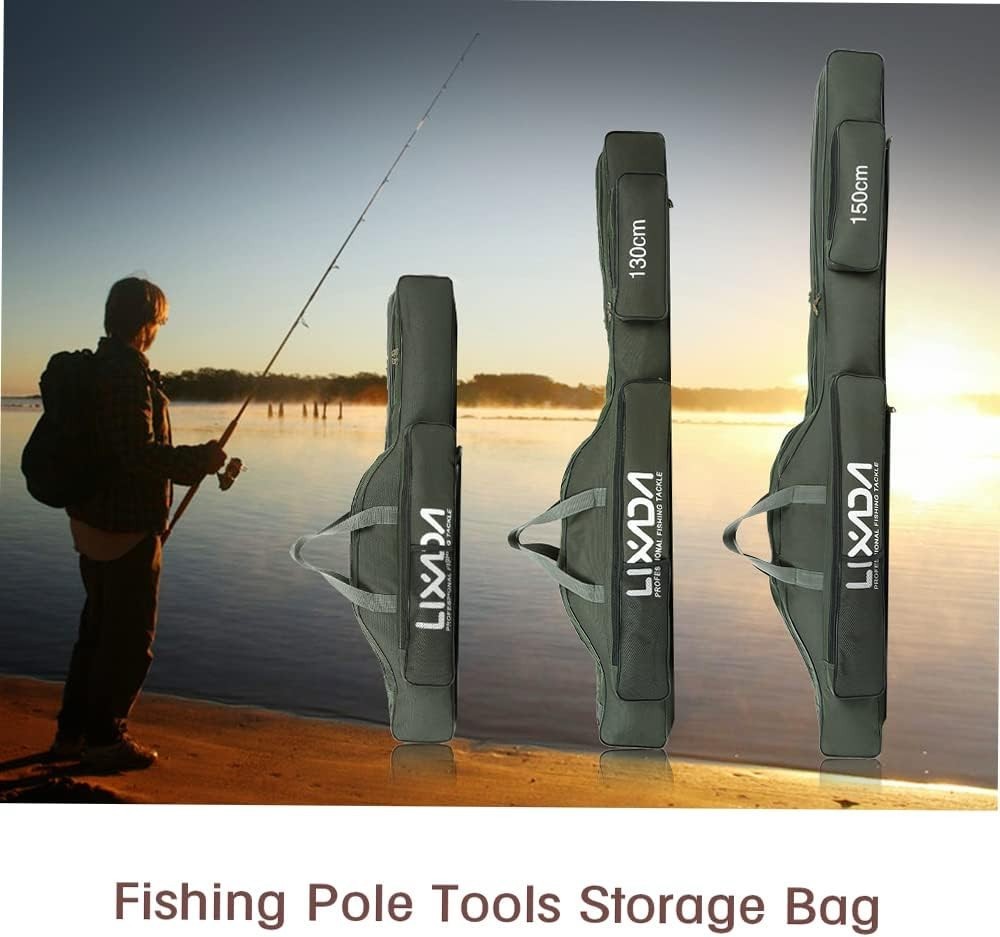 100cm Fishing Rod Organizer Bag Foldable Travel Case