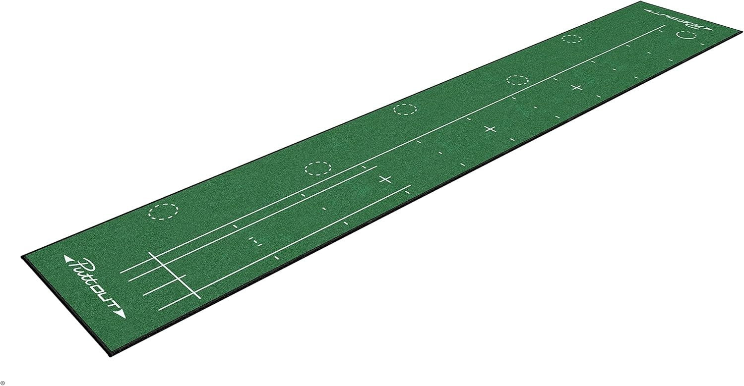 Large Golf Putting Mat Indoor Practice Trainer Alignment Lines Home Office
