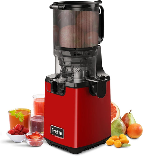 Cold Press Juicer 135mm Wide Mouth Whole Fruit 250W Quiet BPA Free