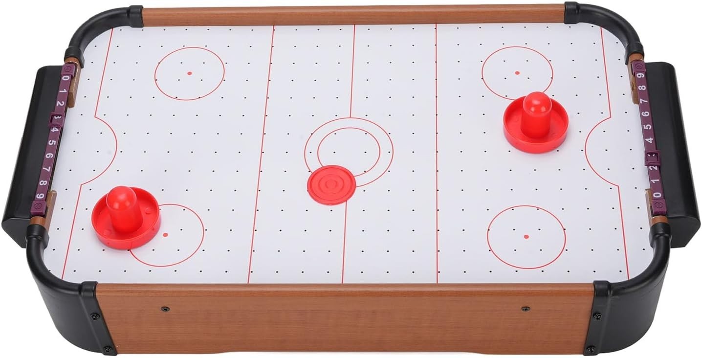 Tabletop Air Hockey Game Compact 2 Player Family Stress Relief Fun