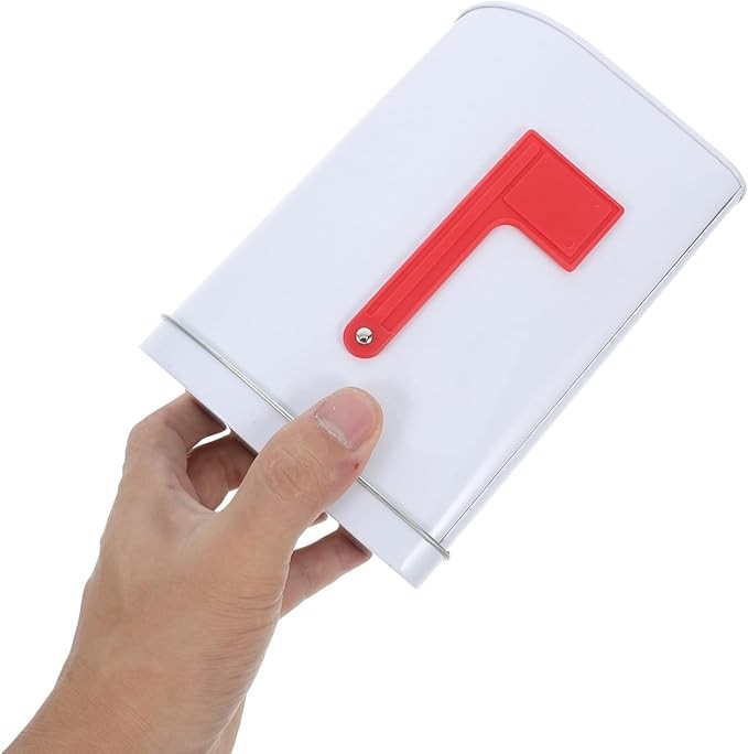 White Tinplate Letterbox Post Box – Durable, Stylish, Compact Storage for Home