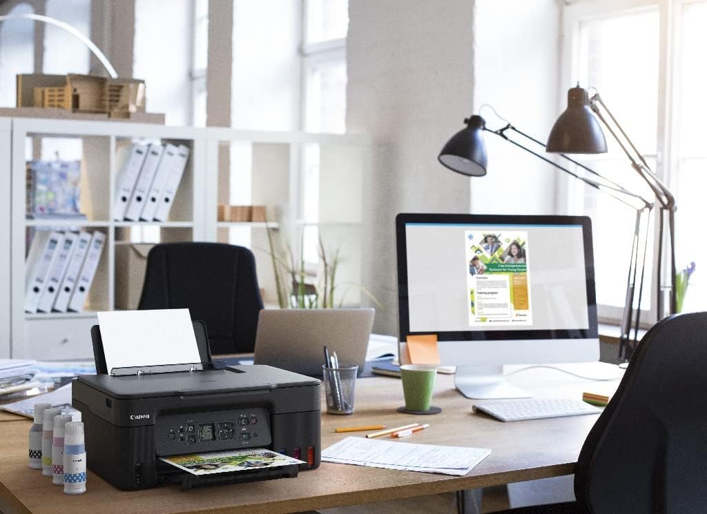 Colour Inkjet Printer Copier Scanner Black | Home & Office USB