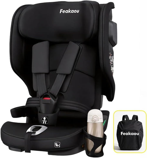 ISOFIX Child Car Seat i-Size Group 1/2/3 76–150cm Foldable Travel Seat