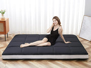 Japanese Foldable Futon Mattress Double Bed Floor Sofa Guest Tatami