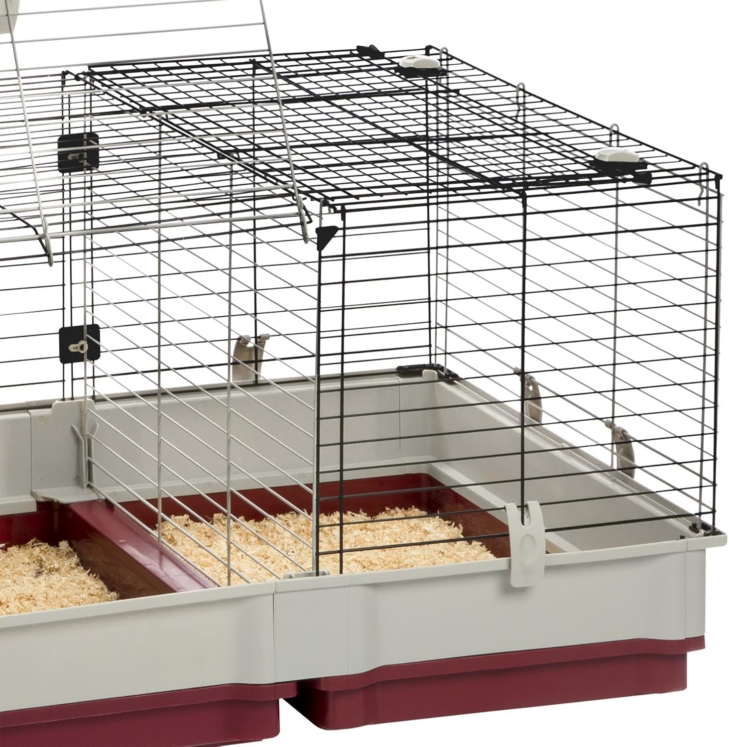 Extra Large Rabbit Cage Indoor Wire Hutch w Extension Tray Accessories