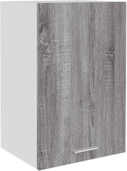 Space-Saving Kitchen Wall Cabinet with Shelves, Grey Sonoma 39.5x31x60cm