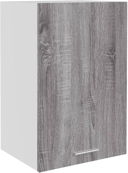 Space-Saving Kitchen Wall Cabinet with Shelves, Grey Sonoma 39.5x31x60cm