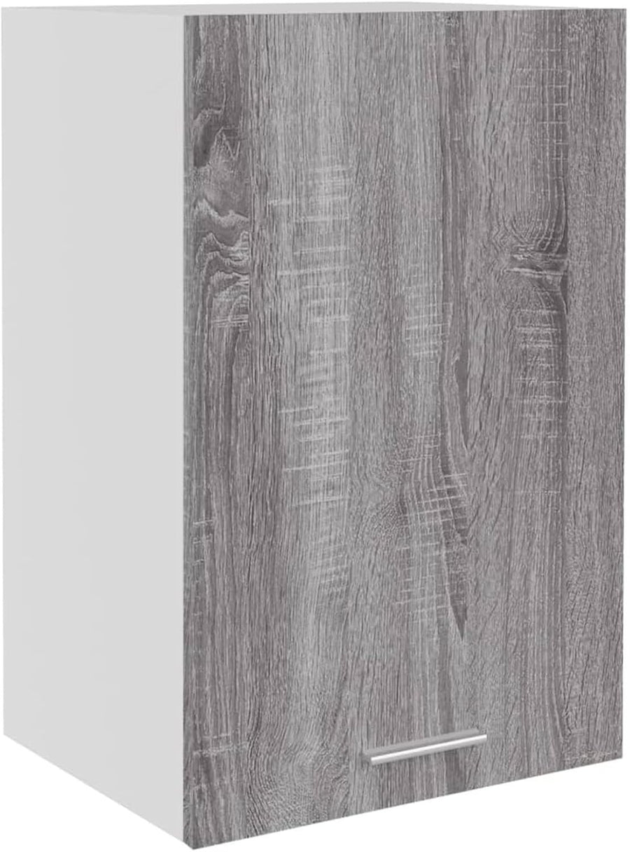 Space-Saving Kitchen Wall Cabinet with Shelves, Grey Sonoma 39.5x31x60cm