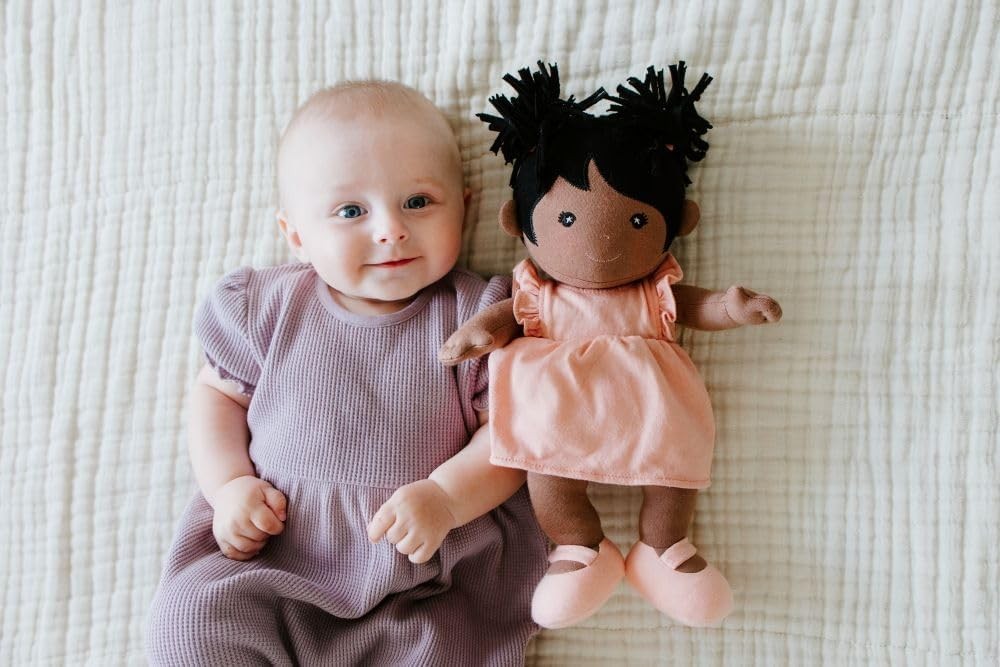 12.5in Organic Soft Baby Doll Non Toxic Hypoallergenic Eco Friendly Gift