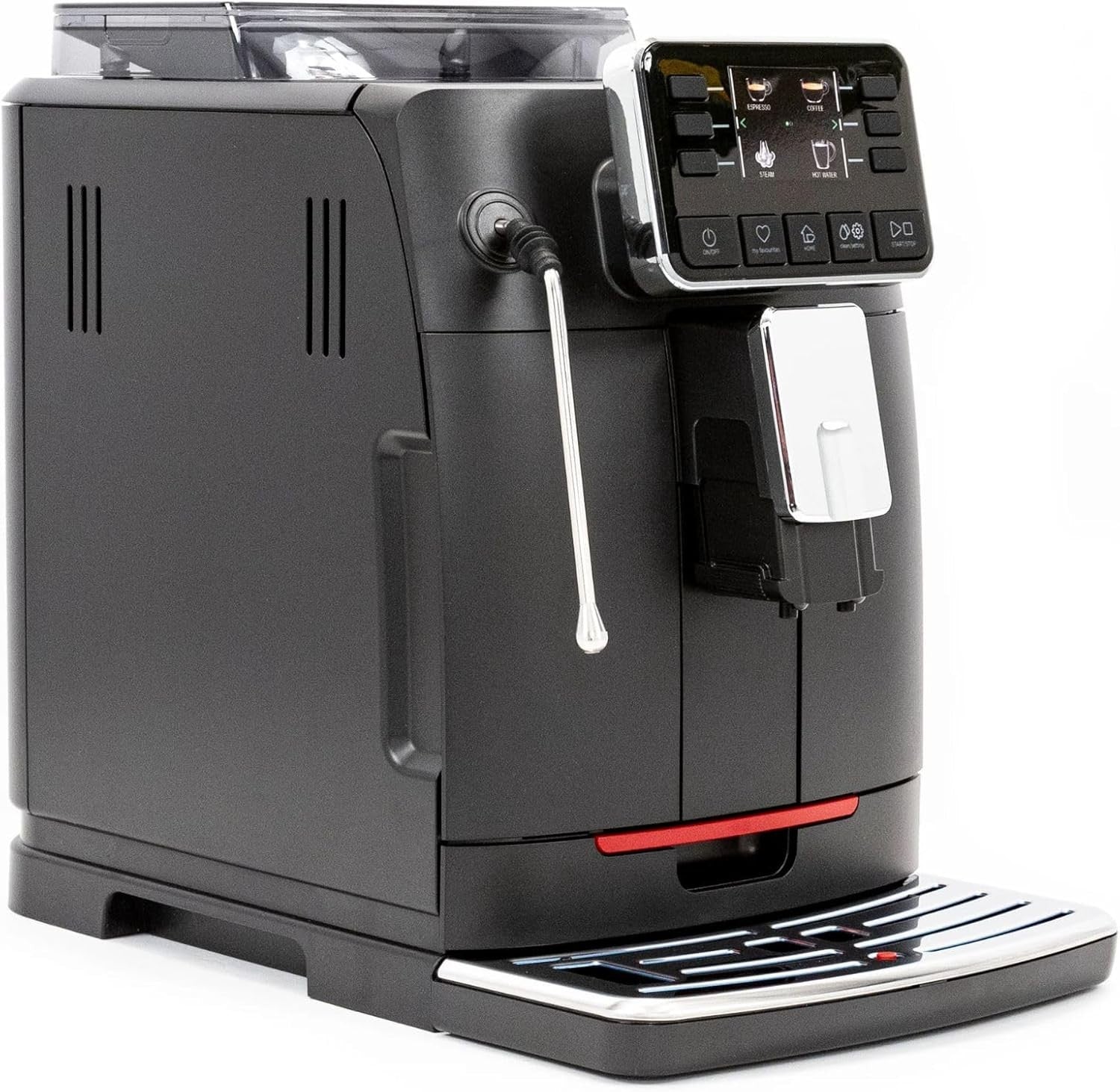 Automatic Bean-to-Cup Coffee Machine with Steam Wand 1400W 60oz Black