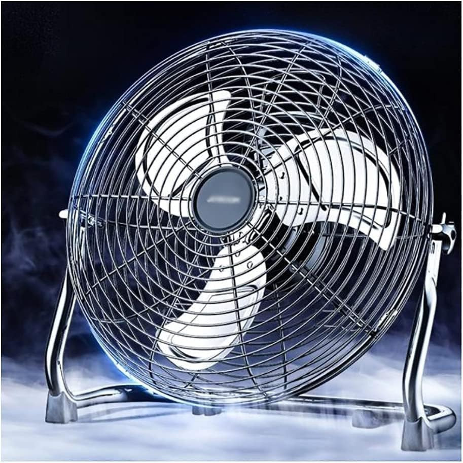 Mini Metal Desk Fan – USB Powered 3 Speeds Adjustable Angle Portable Cooling