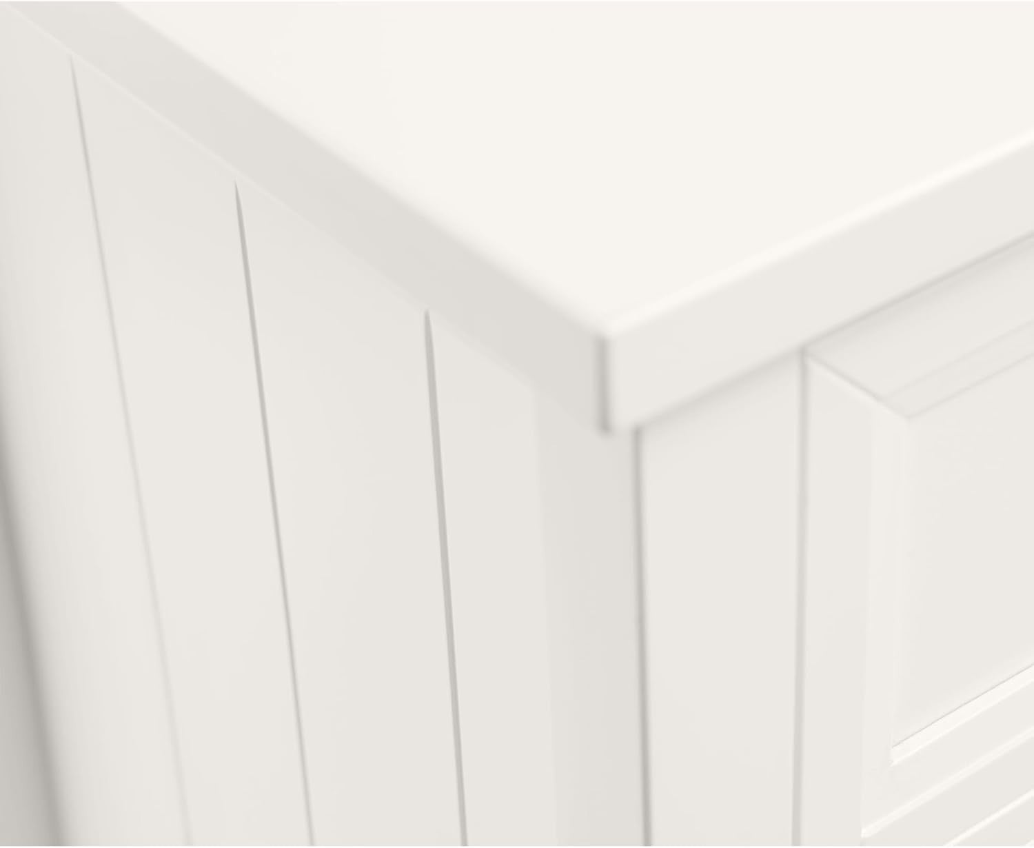 Surf White Dressing Table 6 Drawer Chest Modern Bedroom Vanity Furniture Set