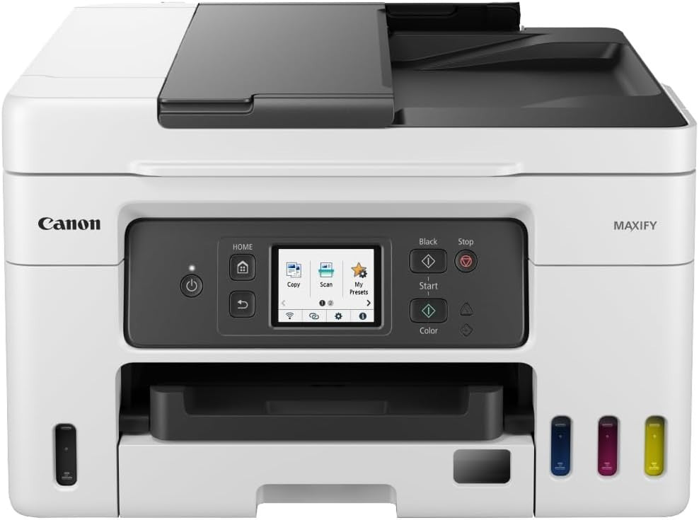 A4 Colour All-in-One MegaTank Printer Wireless Fax Copier Scanner GX4050