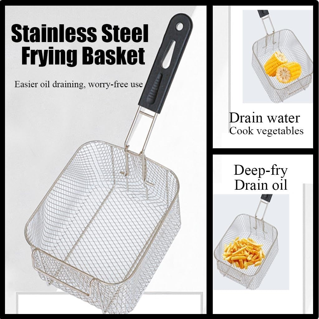 9L Commercial Gas Deep Fat Fryer Single Tank Stainless Steel Temp Control