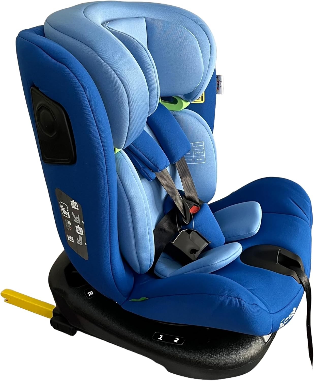 360° Rotating i-Size Car Seat ISOFIX R129 0–36kg Birth to 12 Years Blue