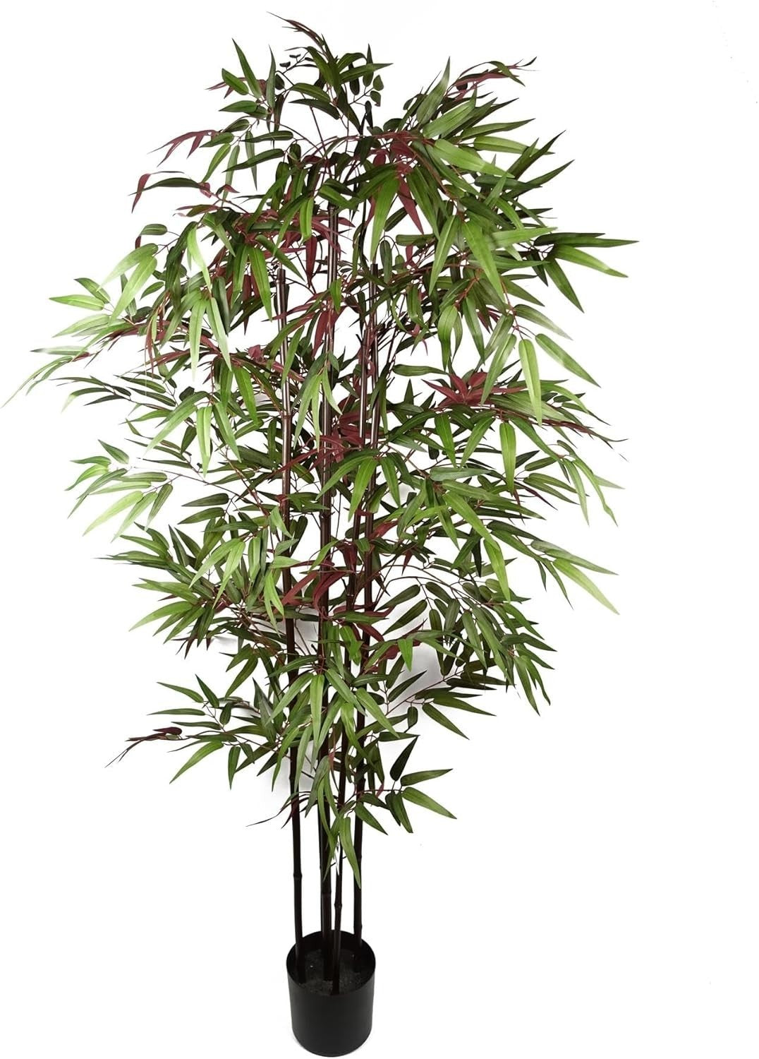 180cm Artificial Red Bamboo Tree Large Tropical Plant Indoor Home Decoration