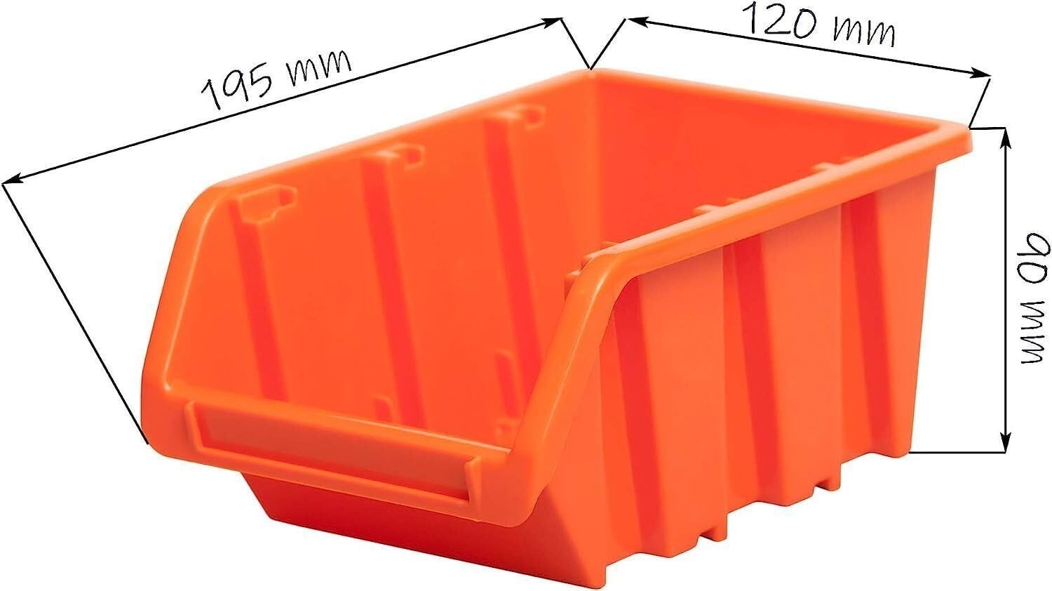 Wall Mounted Tool Peg Board Garage Storage Bins Workshop Organizer