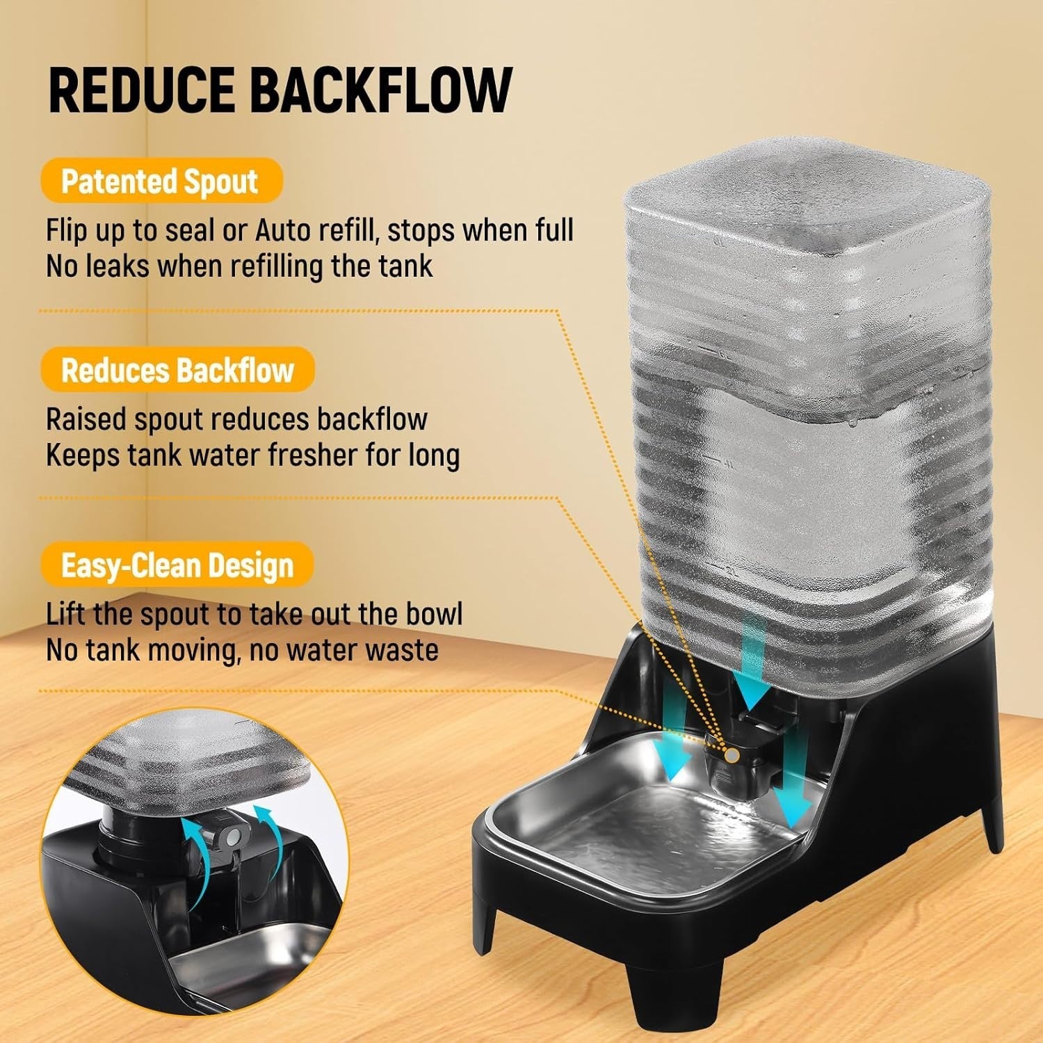 7L Automatic Dog Feeder & 8L Water Dispenser Set Raised Bowl Timer