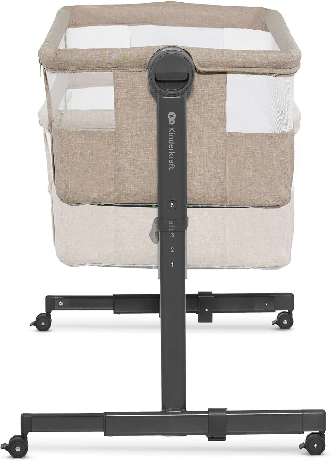 Bedside Baby Crib Co-Sleeper Cot Adjustable Height Travel Bassinet