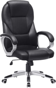 Executive Ergonomic Office Chair PU Leather Recliner Heavy Duty 150KG Support
