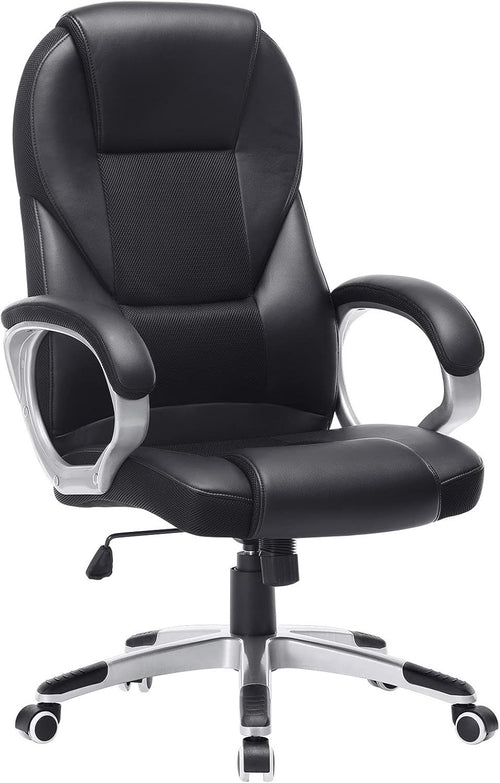 Executive Ergonomic Office Chair PU Leather Recliner Heavy Duty 150KG Support