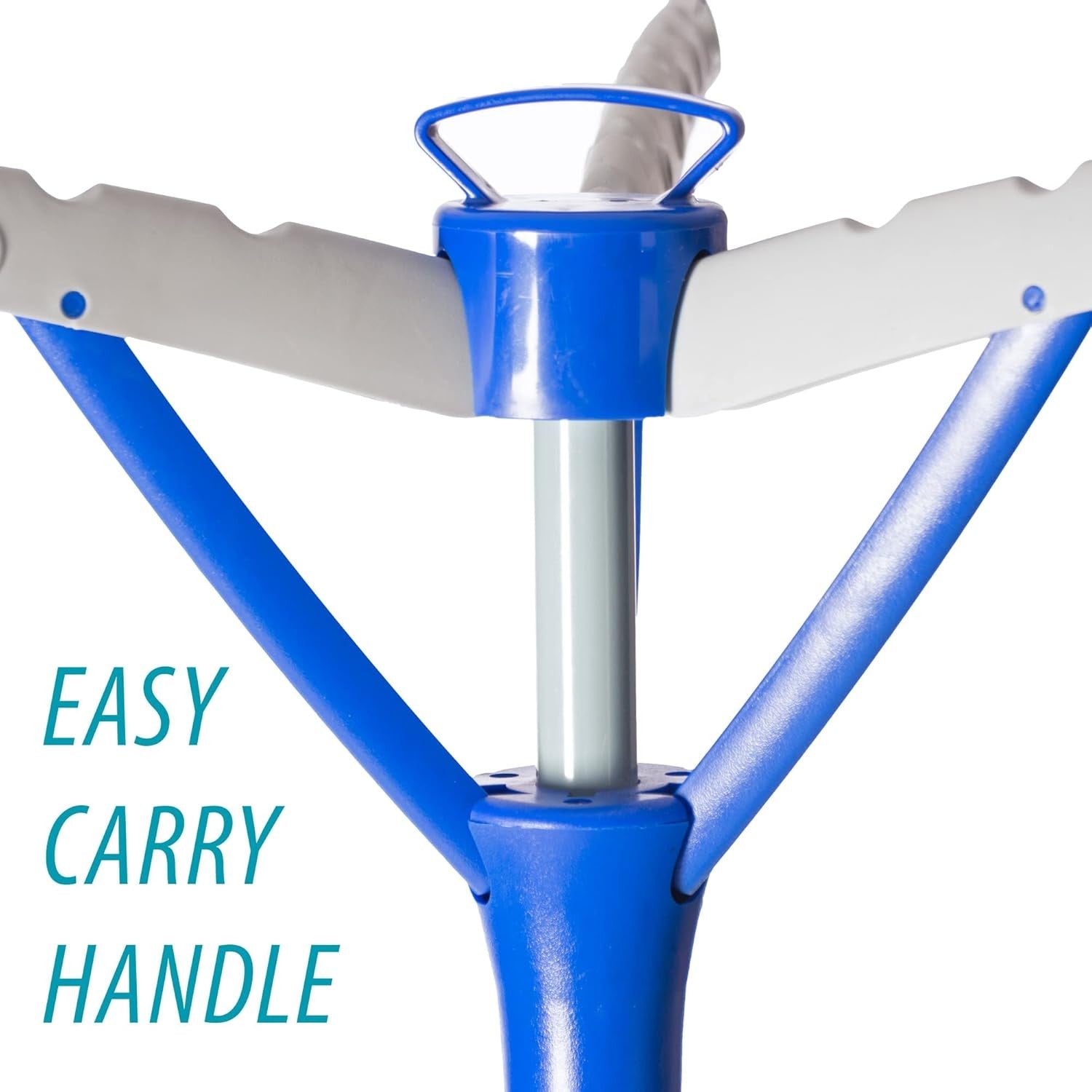 Portable Clothes Rail Airer Tripod Folding Drying Rack 159cm Large Capacity
