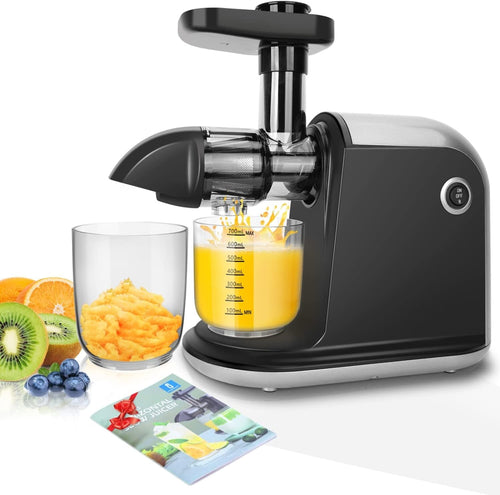 Cold Press Slow Juicer Quiet Motor High Yield Easy Clean Reverse