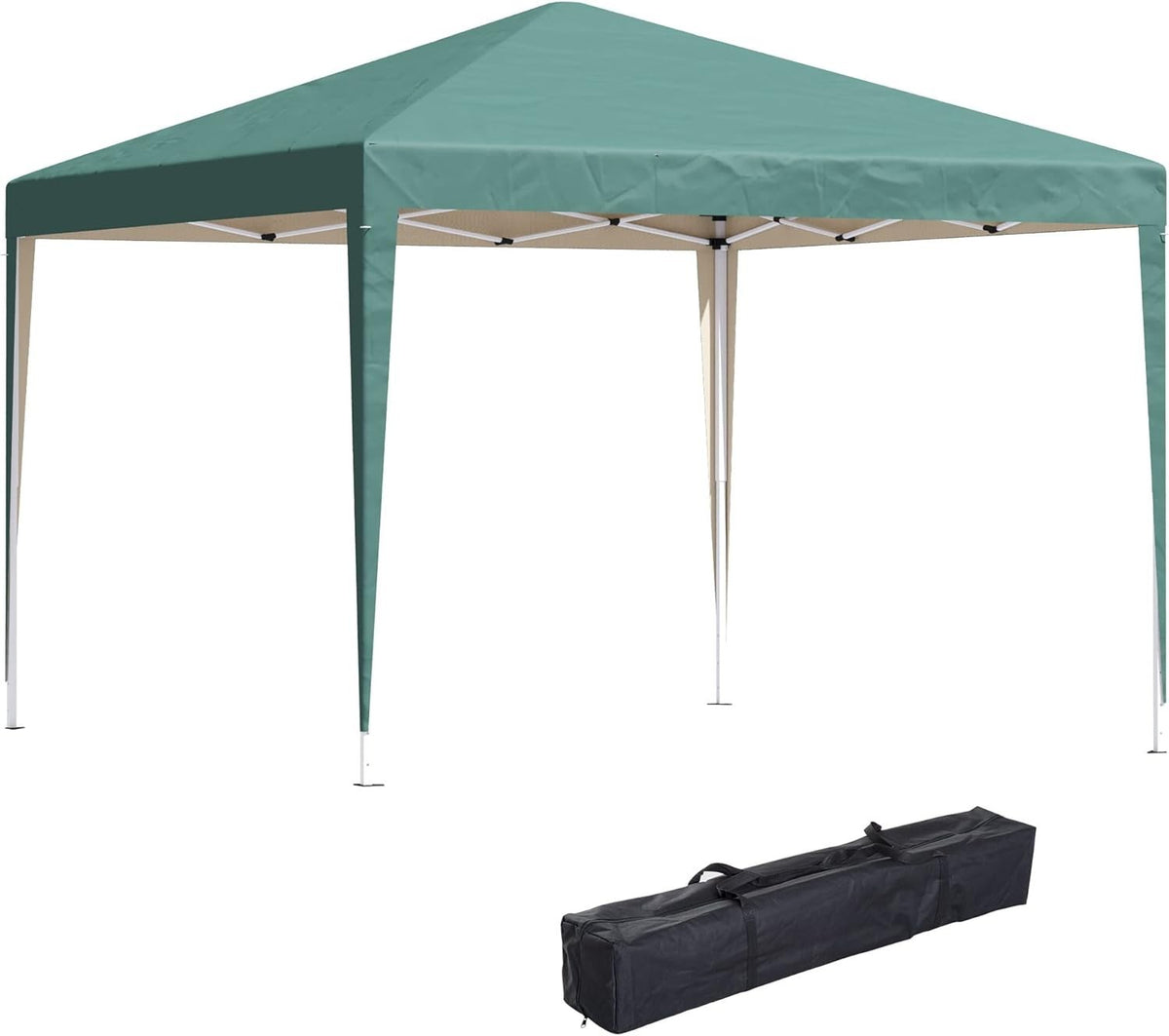 3x3m Pop Up Gazebo Waterproof Adjustable Party Tent w/ Bag Green