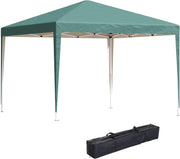 3x3m Pop Up Gazebo Waterproof Adjustable Party Tent w/ Bag Green