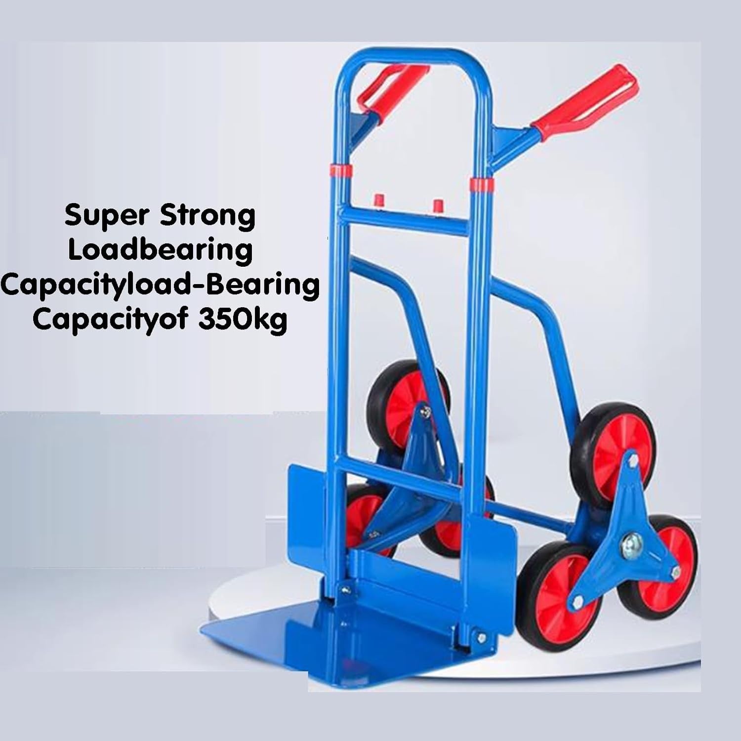Heavy Duty Stair Climbing Hand Truck 350kg 6 Wheel Warehouse Trolley
