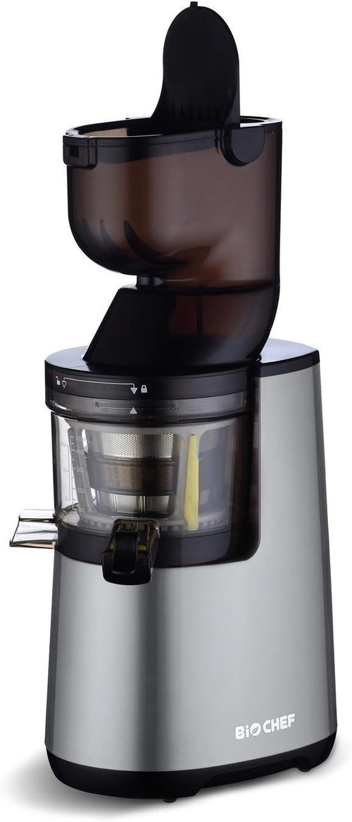 Whole Slow Juicer Cold Press 250W BPA Free Silver Juice Extractor