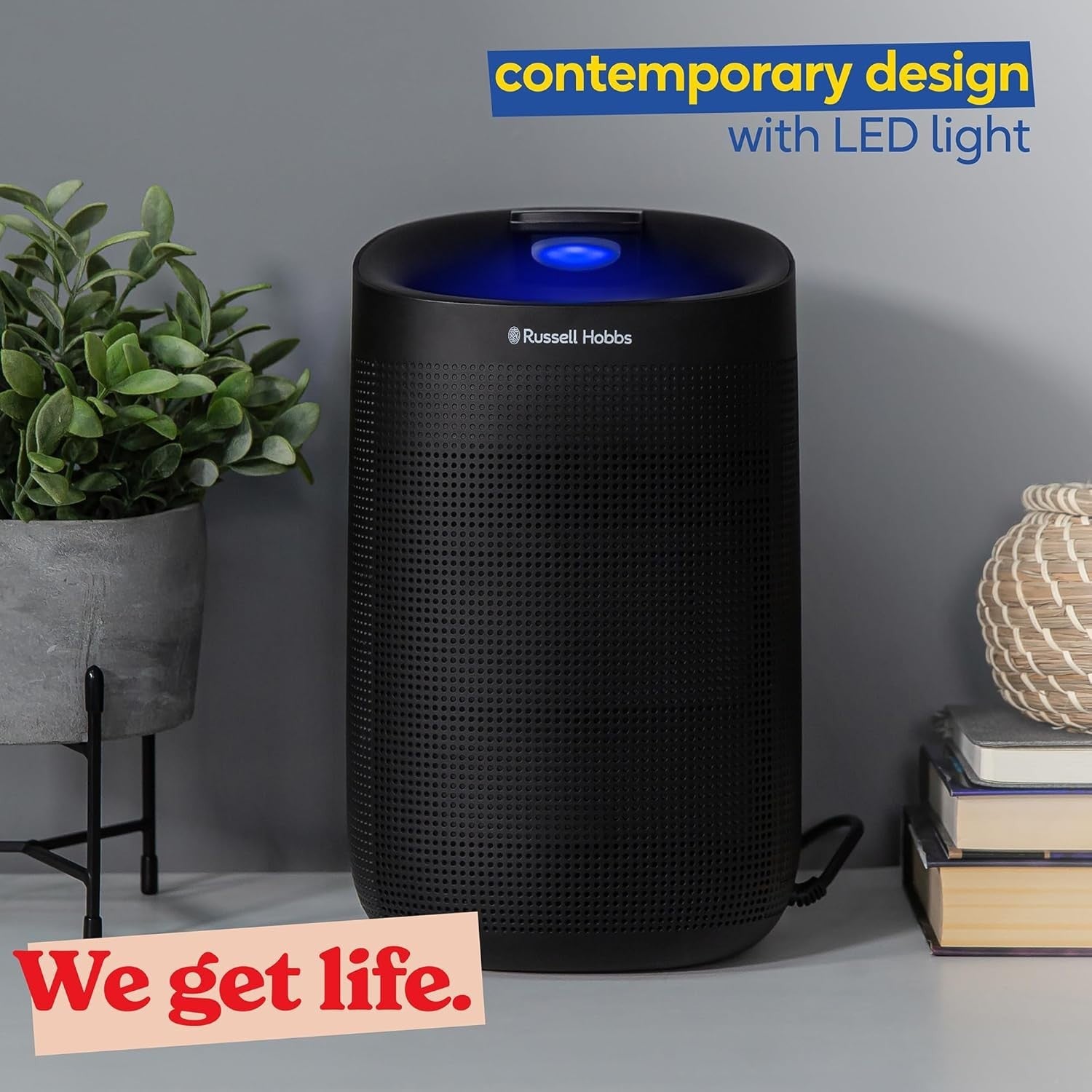 2-in-1 Dehumidifier Air Purifier 750ml Day Ozone Free 20m²