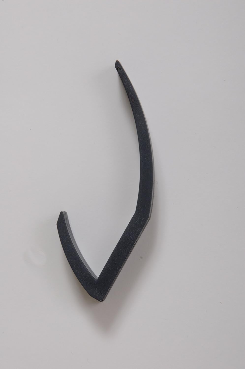 Wall Mounted Coat Rack 8 Hooks | Heavy Duty Graphite Hat & Bag Hanger