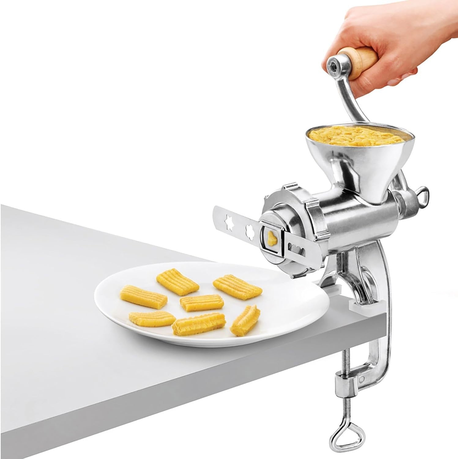 Manual Meat Grinder Sausage Stuffer Pasta Maker Aluminium Mincer