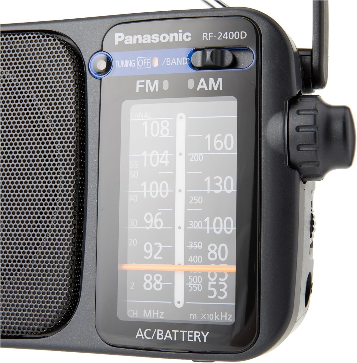 Portable AM/FM Radio AC/DC Battery Earphone Headphone Socket