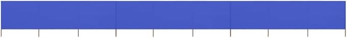 9-Panel Green Wind Screen 1200x80cm Outdoor Garden Camping Divider